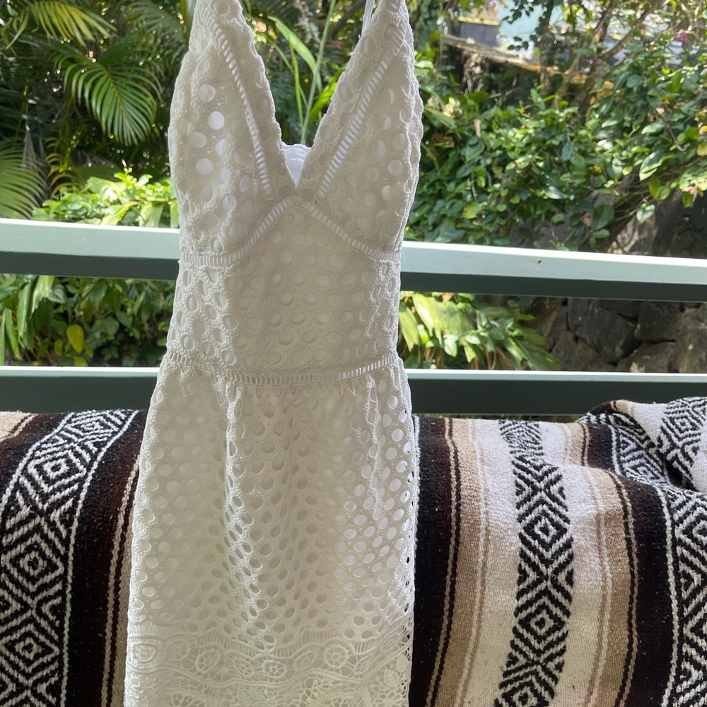 White dainty dress